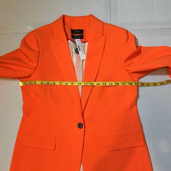 NEW J. Crew TOLLEGNO1900 women’s Italian stretch wool single button blazer size8 - Picture 11 of 12